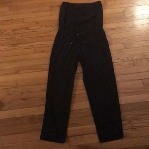 Express black strapless jumpsuit - S